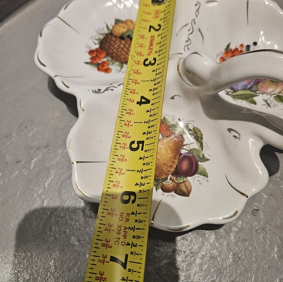 OLD VINTAGE RARE PEDDER PORCELAIN CERAMIC DRY FRUIT TRAY - Picture 5 of 5